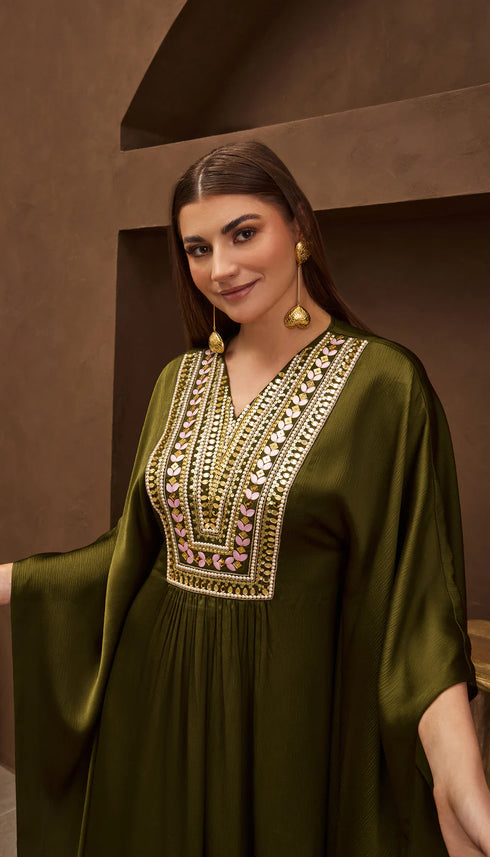 Olive Oasis Kurta Set